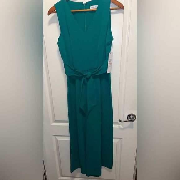 Calvin Klein Green/ Teal jumpsuit - Picture 1 of 8
